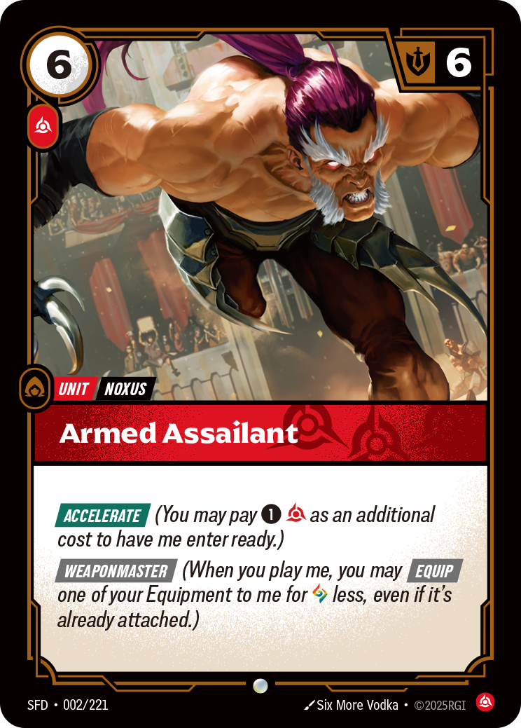 Armed Assailant — Riftbound SFD-002/221