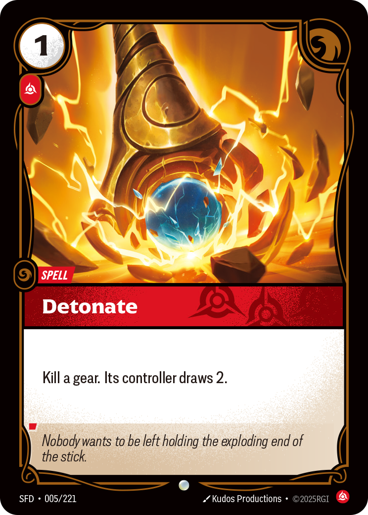Detonate — Riftbound SFD-005/221