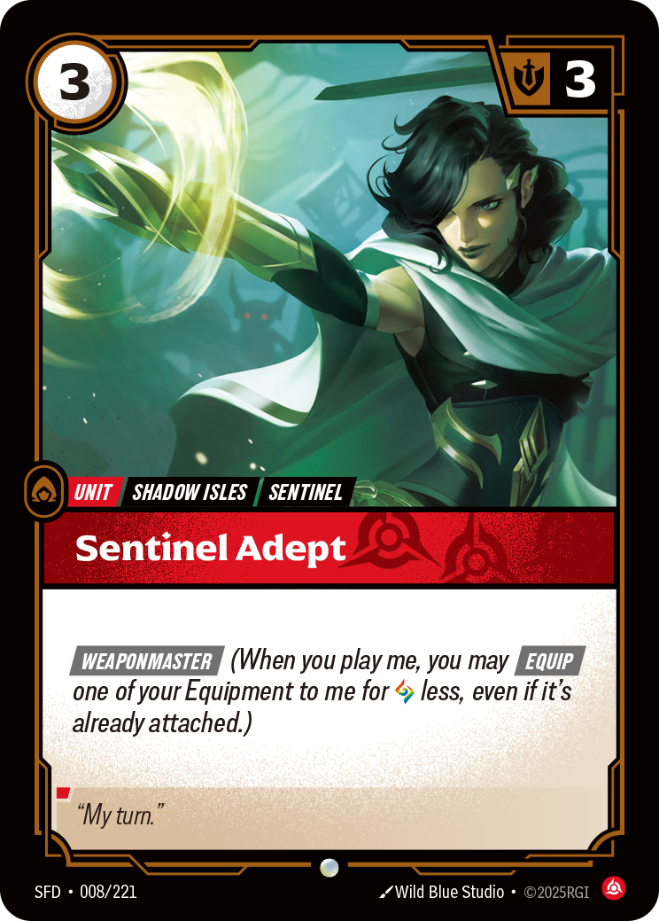 Sentinel Adept — Riftbound SFD-008/221
