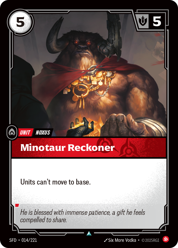 Minotaur Reckoner — Riftbound SFD-014/221