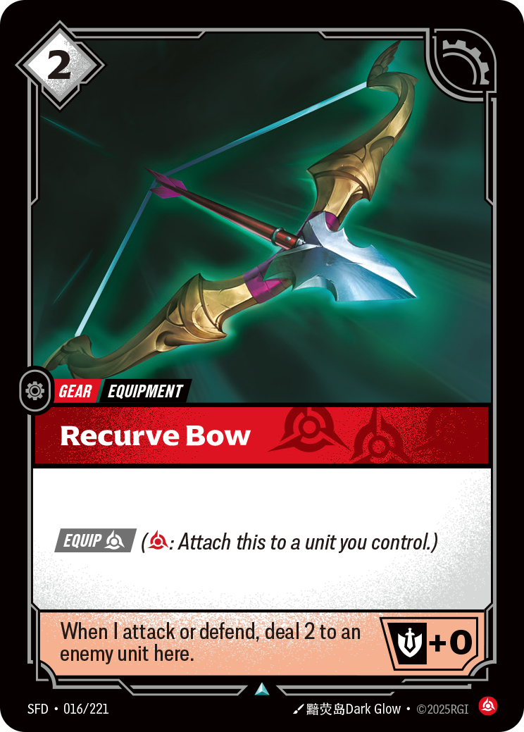 Recurve Bow — Riftbound SFD-016/221