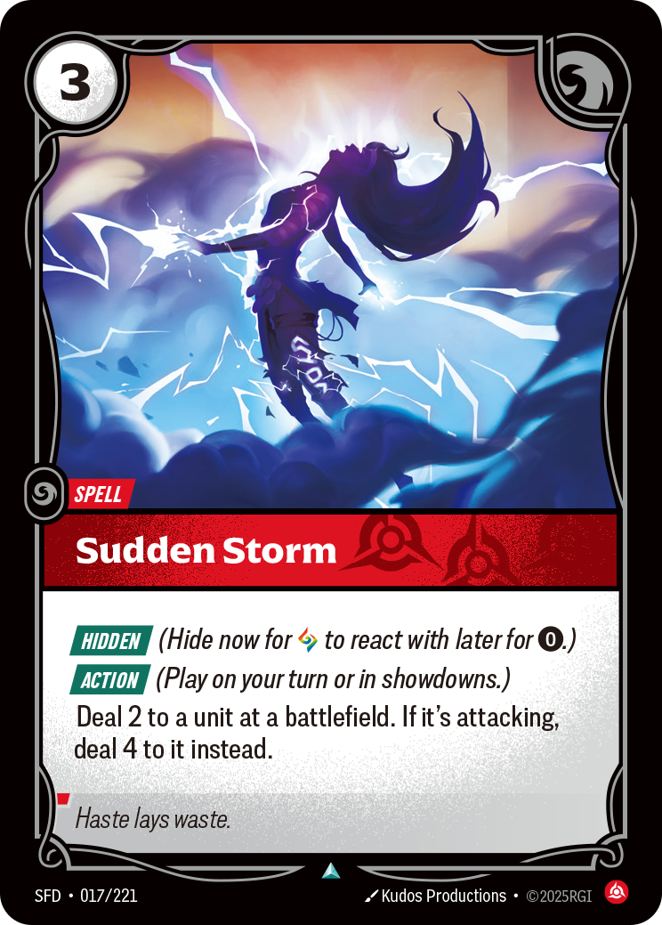 Sudden Storm — Riftbound SFD-017/221