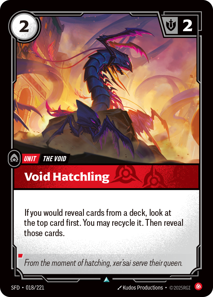 Void Hatchling — Riftbound SFD-018/221