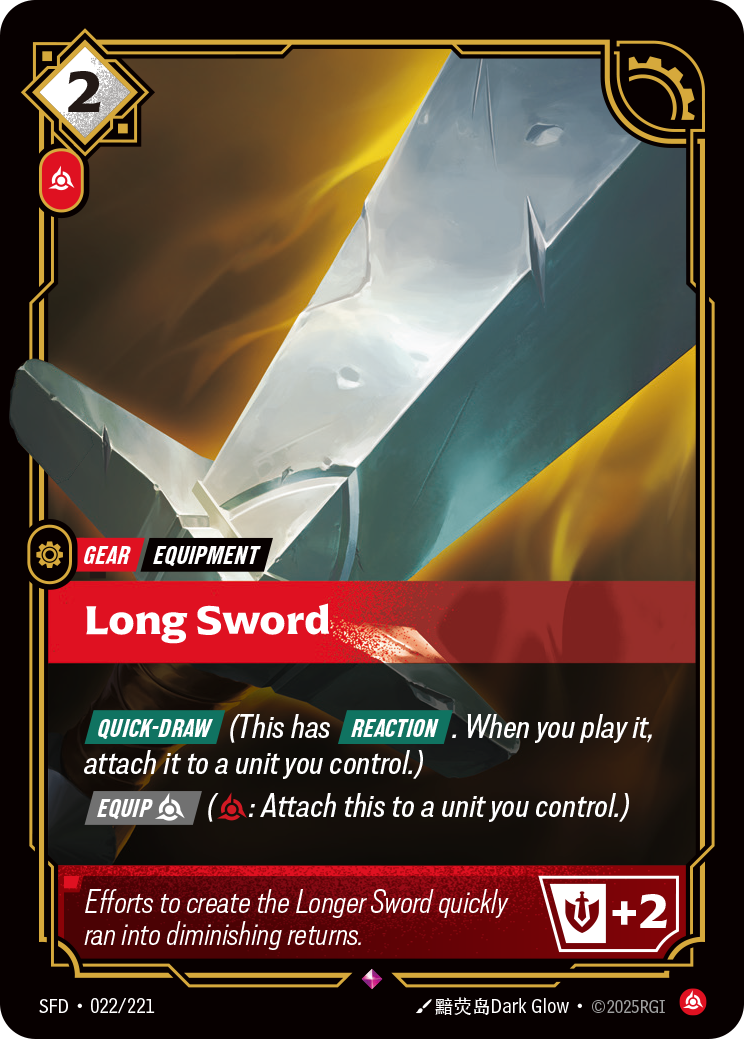 Long Sword — Riftbound SFD-022/221