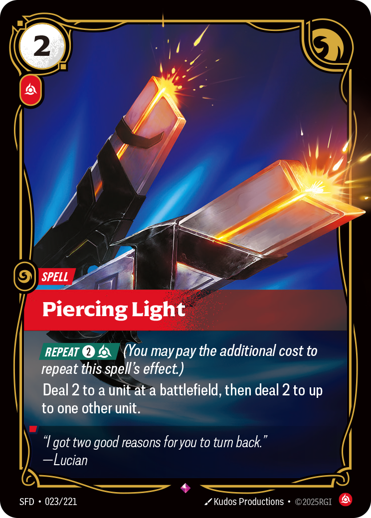 Piercing Light — Riftbound SFD-023/221
