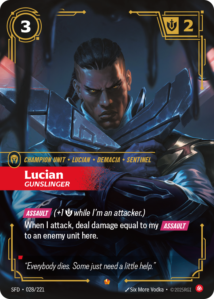 Lucian, Gunslinger — Riftbound SFD-028/221