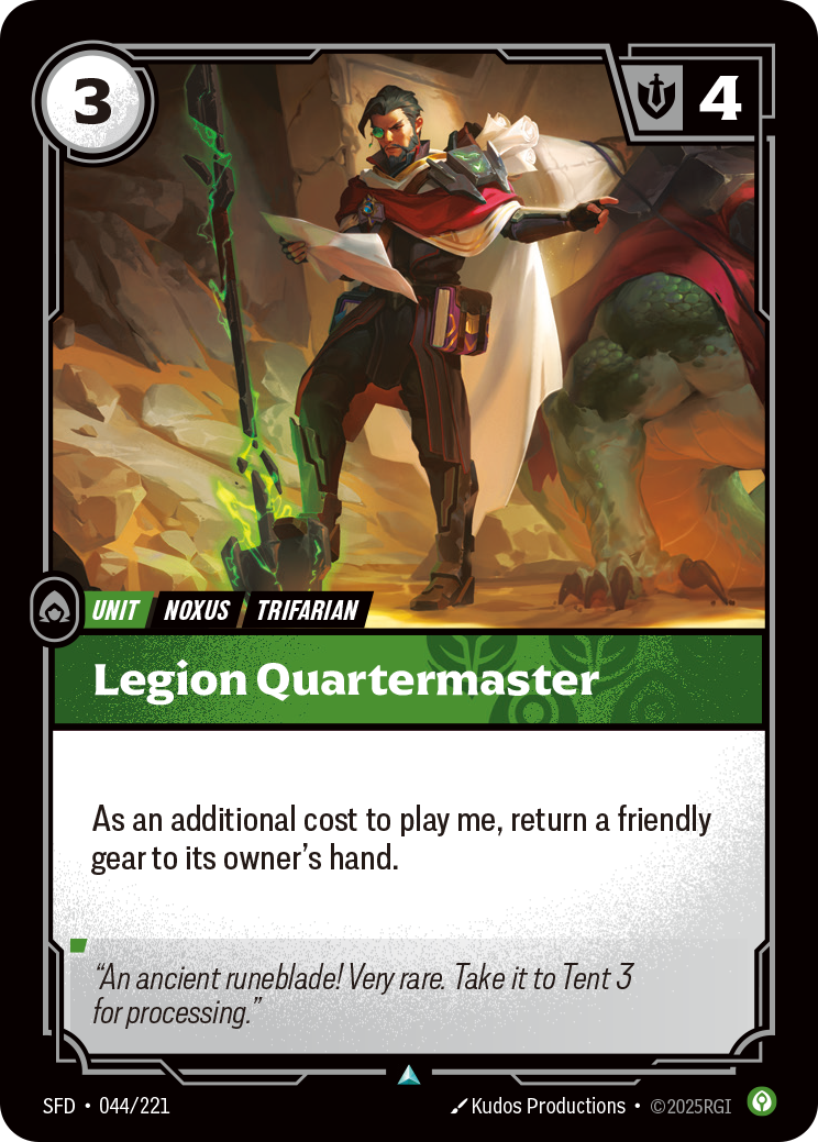 Legion Quartermaster — Riftbound SFD-044/221