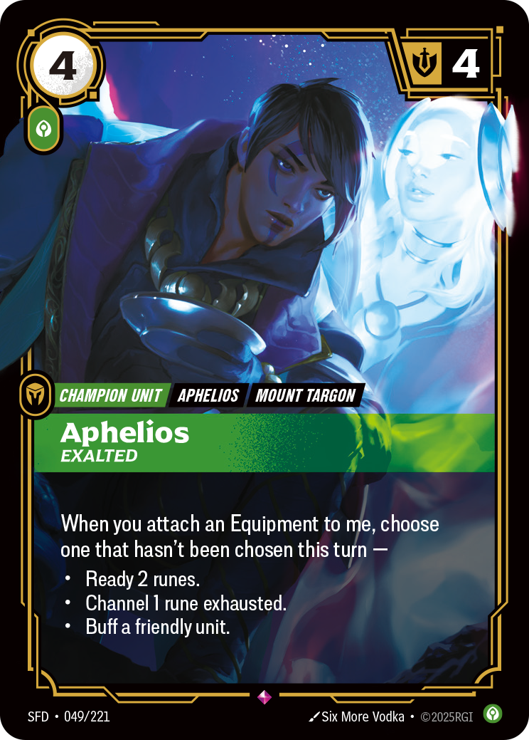 Aphelios, Exalted — Riftbound SFD-049/221