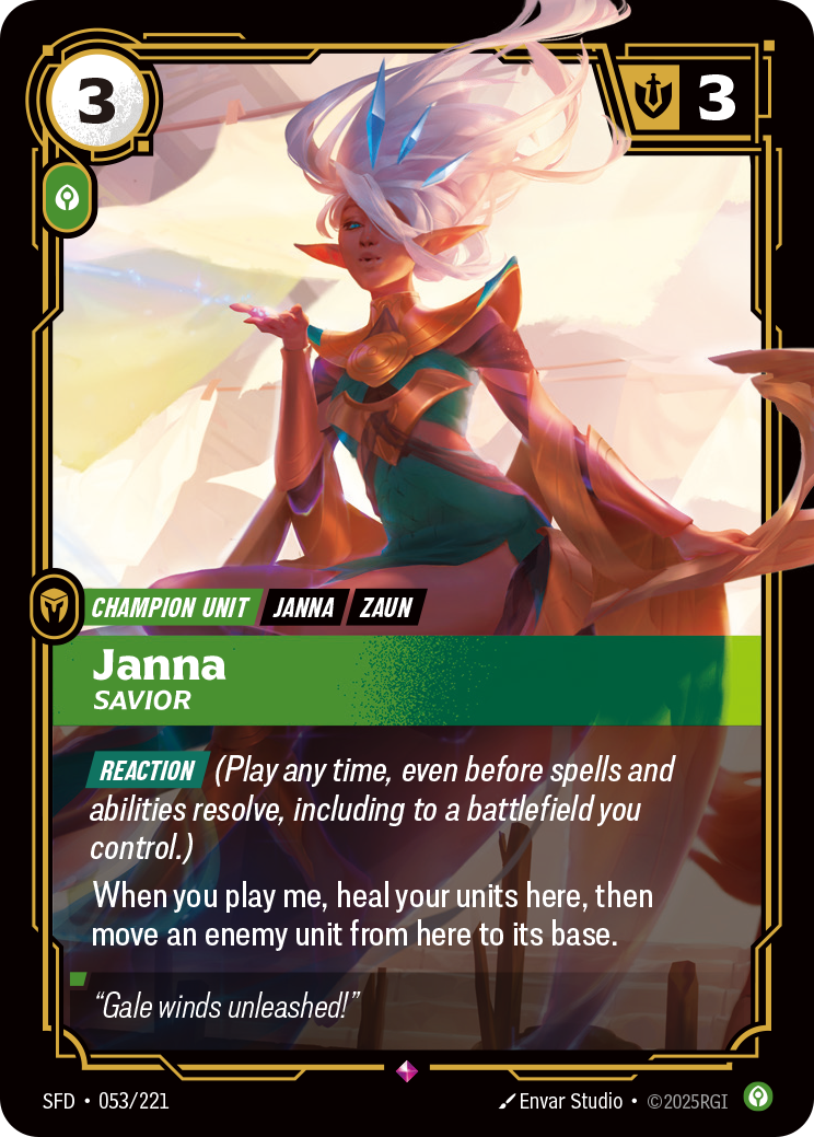 Janna, Savior — Riftbound SFD-053/221