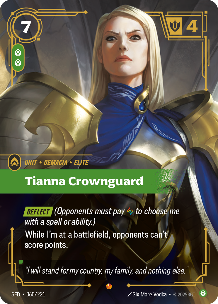 Tianna Crownguard — Riftbound SFD-060/221