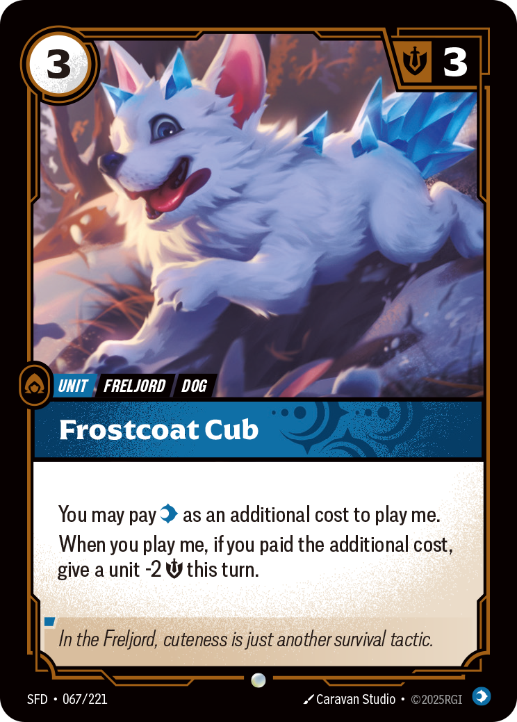 Frostcoat Cub — Riftbound SFD-067/221