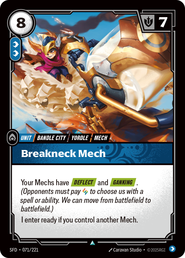 Breakneck Mech — Riftbound SFD-071/221