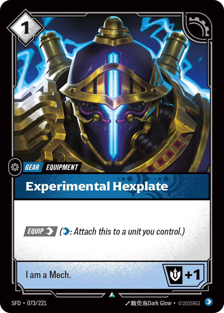 Experimental Hexplate — Riftbound SFD-073/221