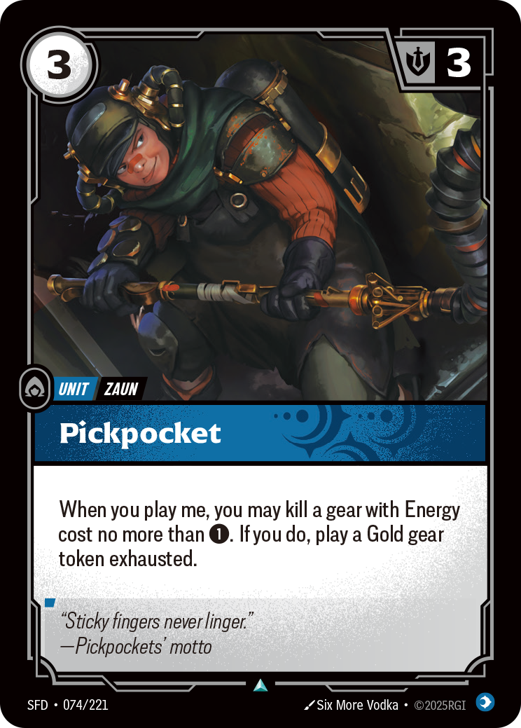 Pickpocket — Riftbound SFD-074/221