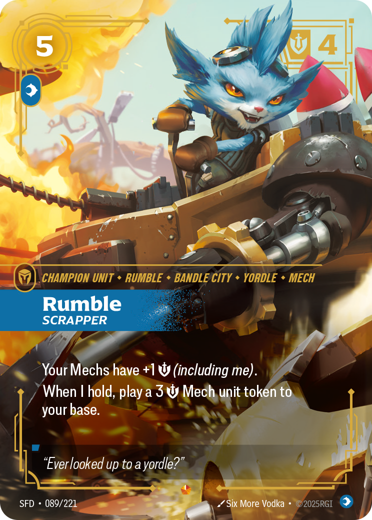 Rumble, Scrapper — Riftbound SFD-089/221