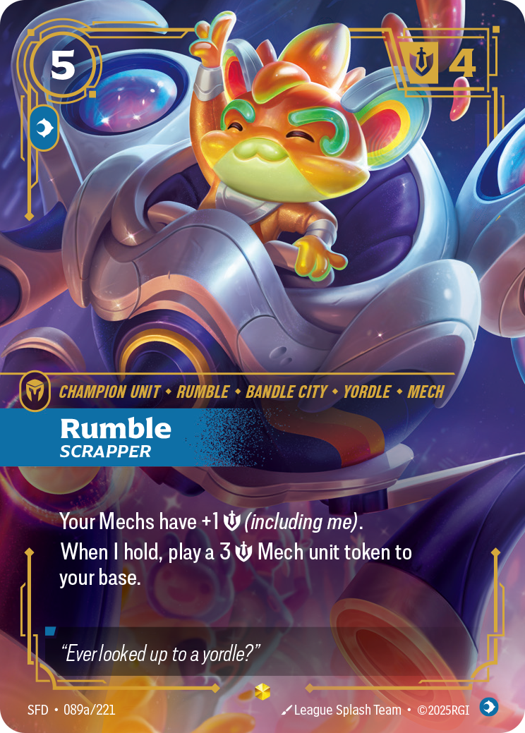 Rumble, Scrapper — Riftbound SFD-089a/221