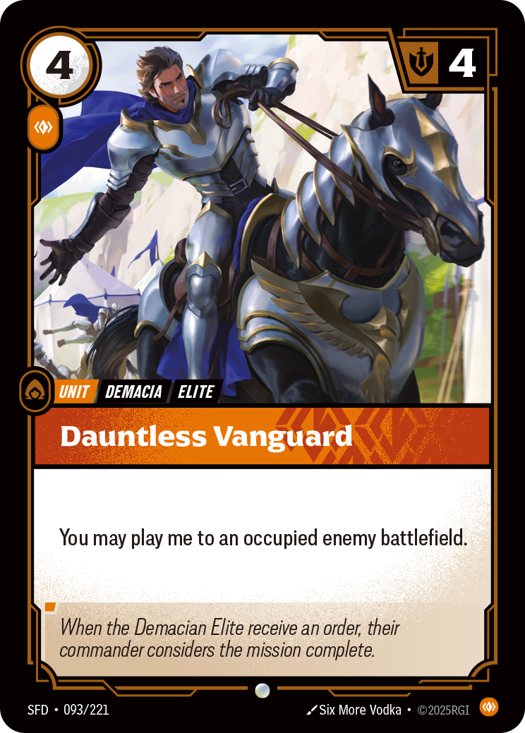 Dauntless Vanguard — Riftbound SFD-093/221