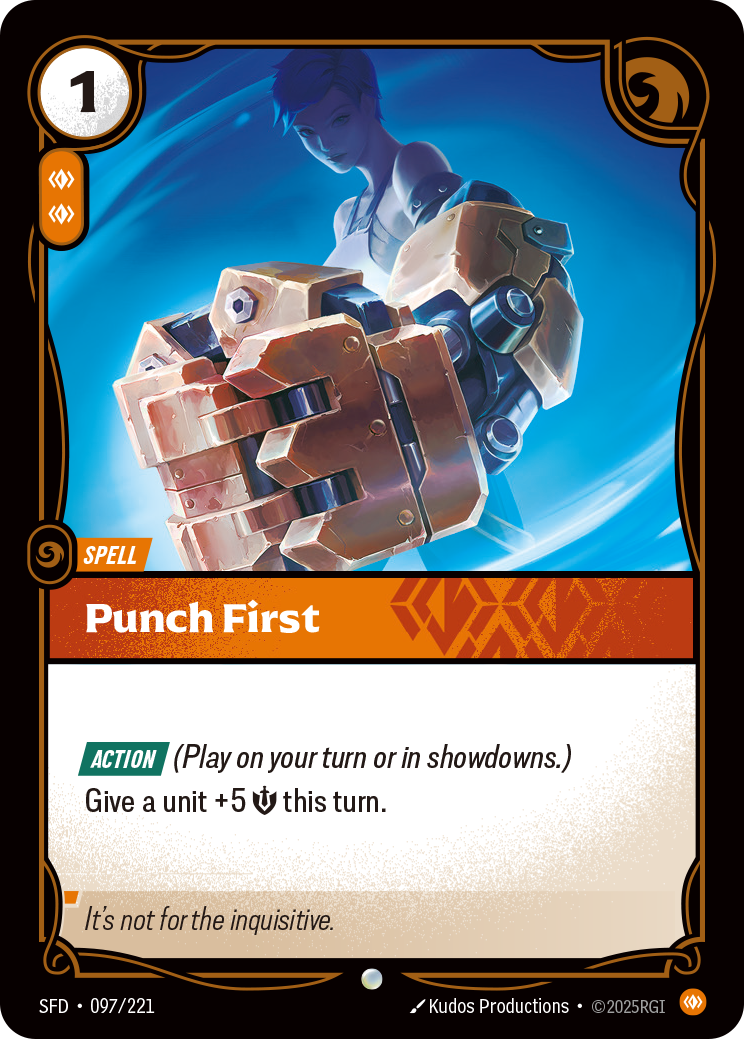 Punch First — Riftbound SFD-097/221
