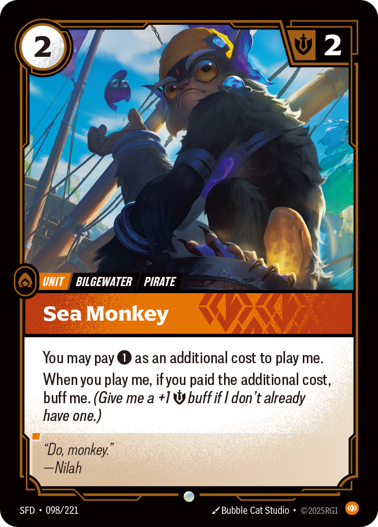 Sea Monkey — Riftbound SFD-098/221