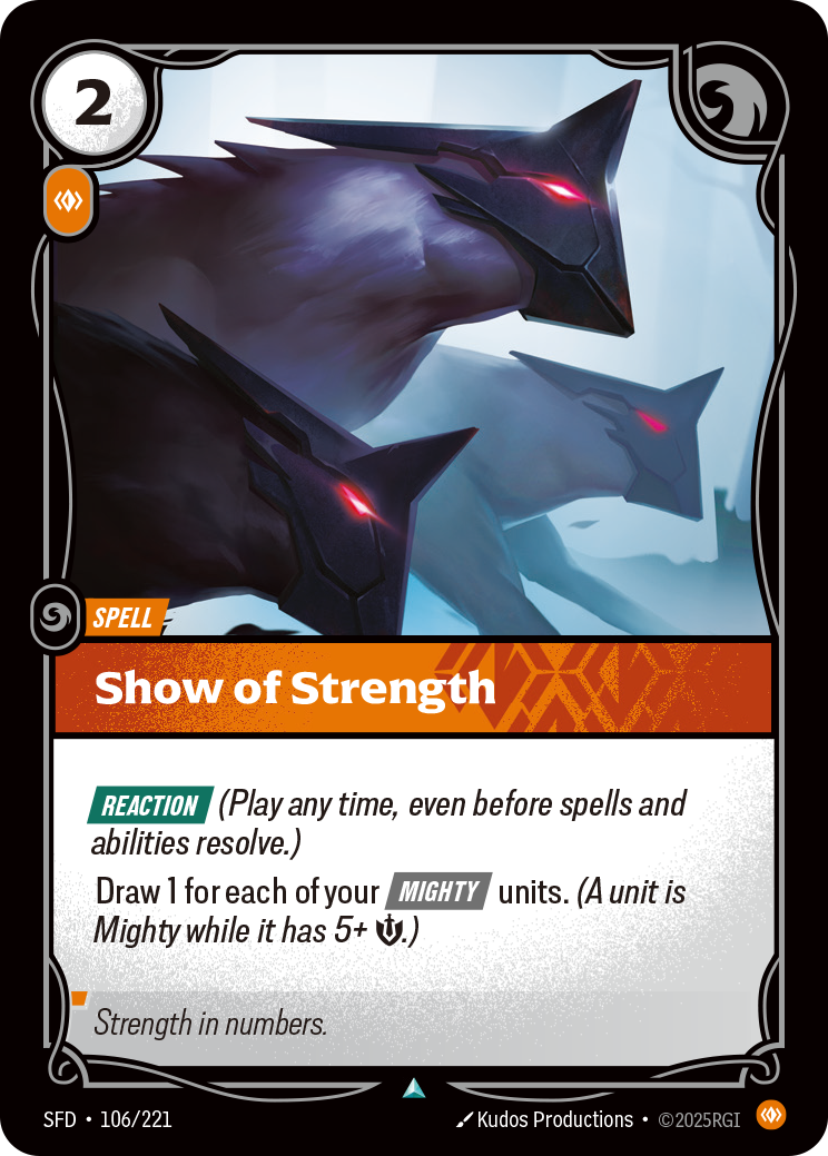 Show of Strength — Riftbound SFD-106/221
