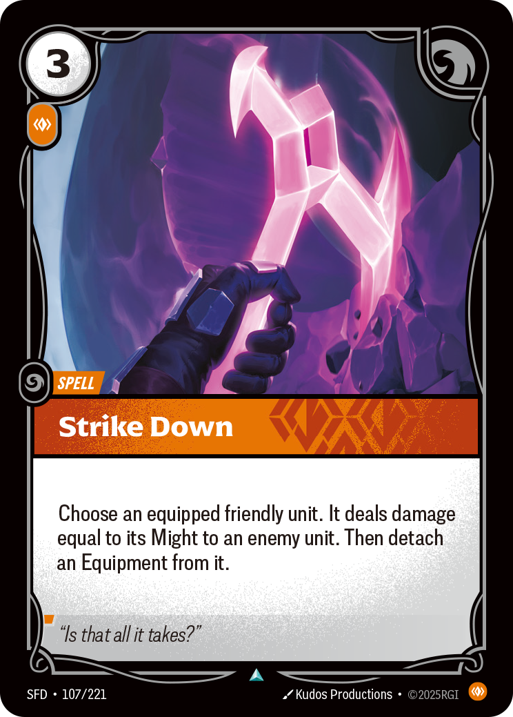 Strike Down — Riftbound SFD-107/221