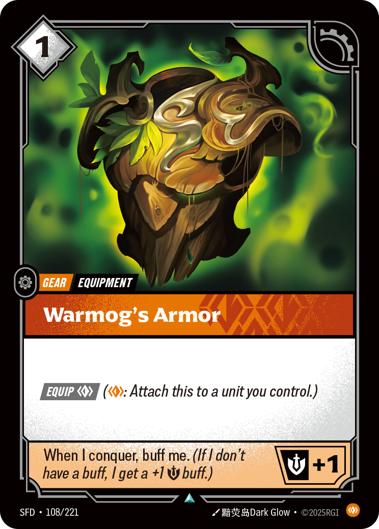 Warmog's Armor — Riftbound SFD-108/221