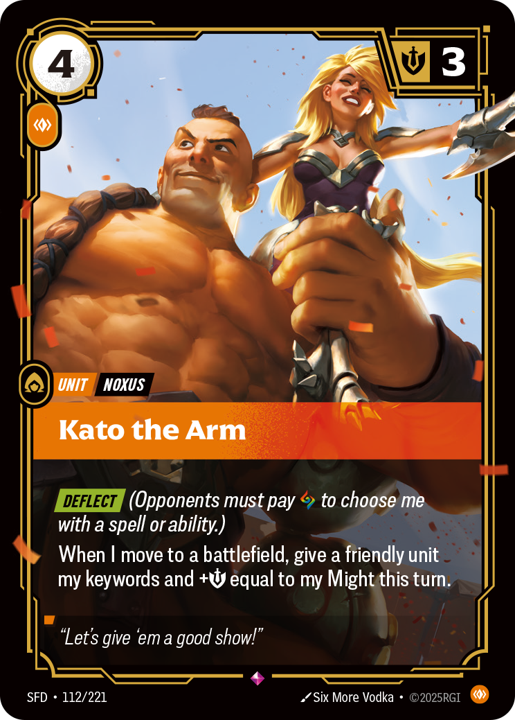 Kato the Arm — Riftbound SFD-112/221