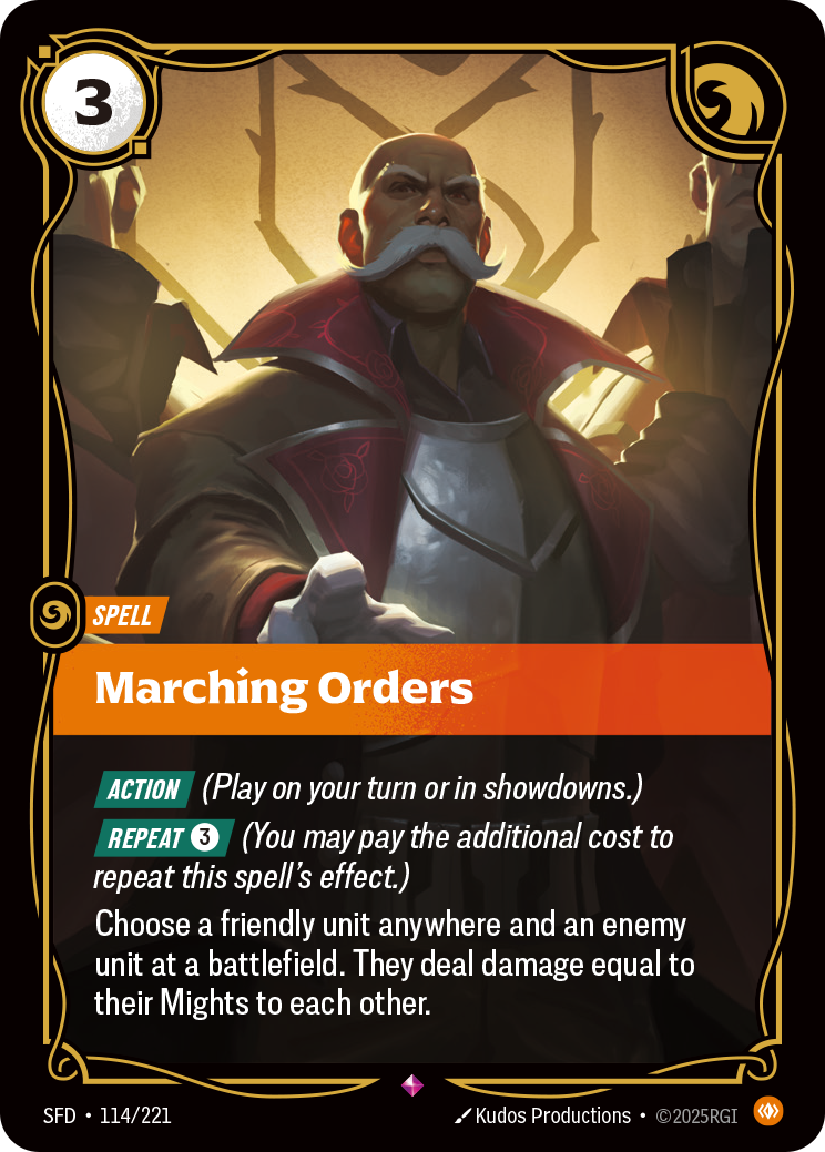 Marching Orders — Riftbound SFD-114/221