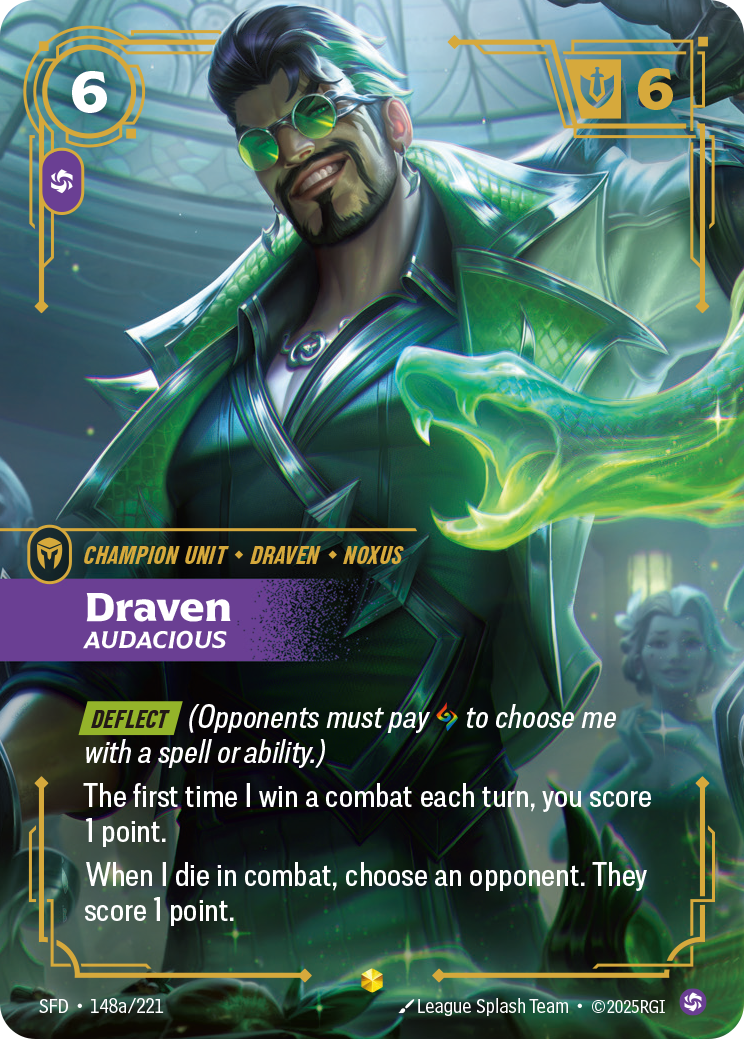 Draven, Audacious — Riftbound SFD-148a/221
