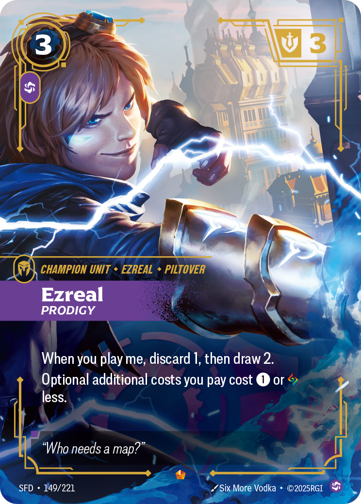 Ezreal, Prodigy — Riftbound SFD-149/221