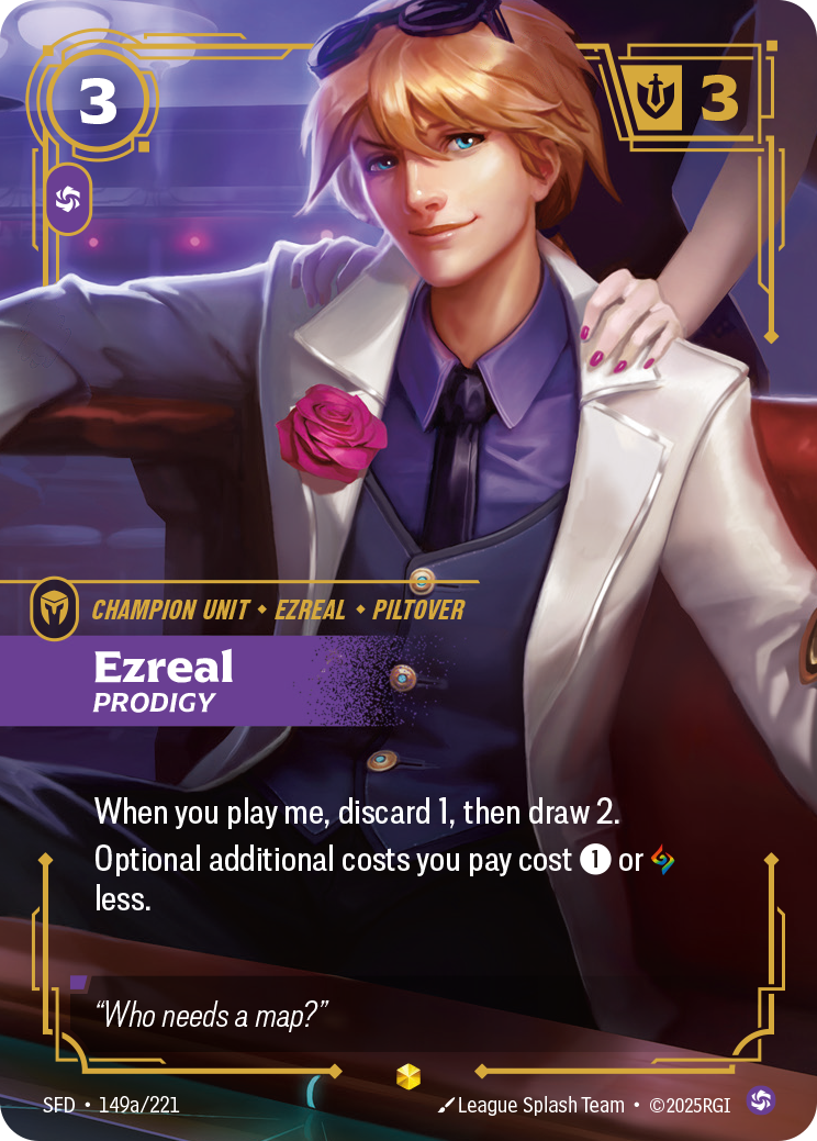 Ezreal, Prodigy — Riftbound SFD-149a/221
