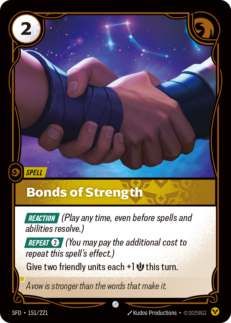Bonds of Strength — Riftbound SFD-151/221