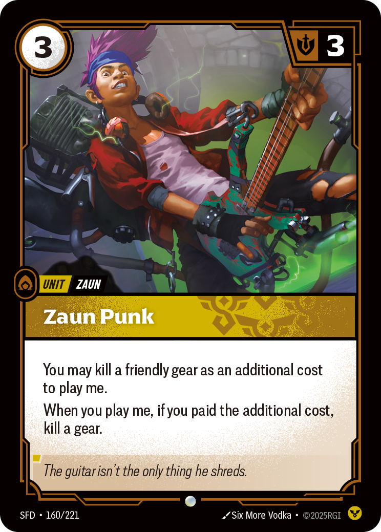 Zaun Punk — Riftbound SFD-160/221