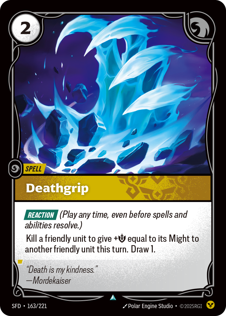 Deathgrip — Riftbound SFD-163/221