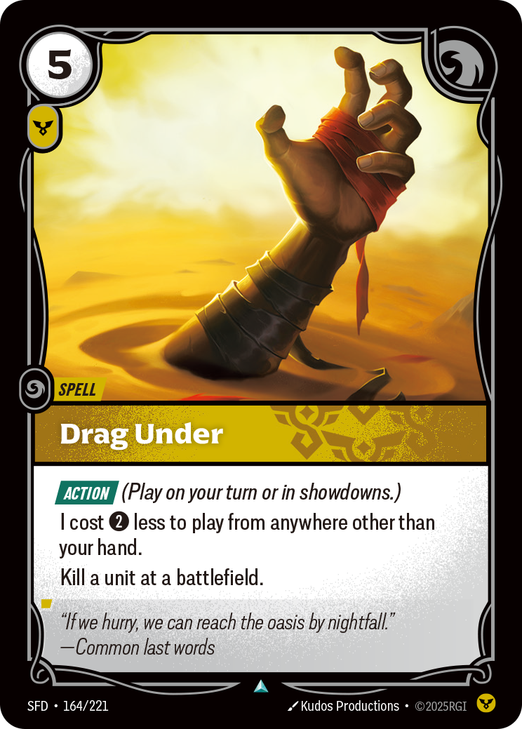 Drag Under — Riftbound SFD-164/221