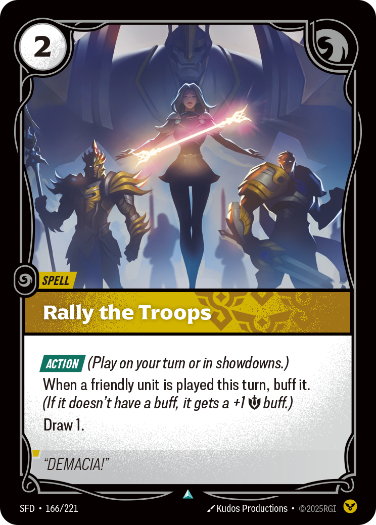 Rally the Troops — Riftbound SFD-166/221