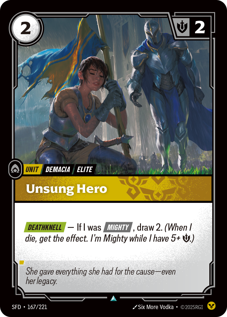 Unsung Hero — Riftbound SFD-167/221
