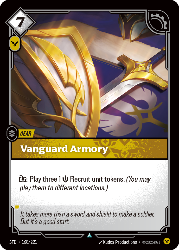 Vanguard Armory — Riftbound SFD-168/221