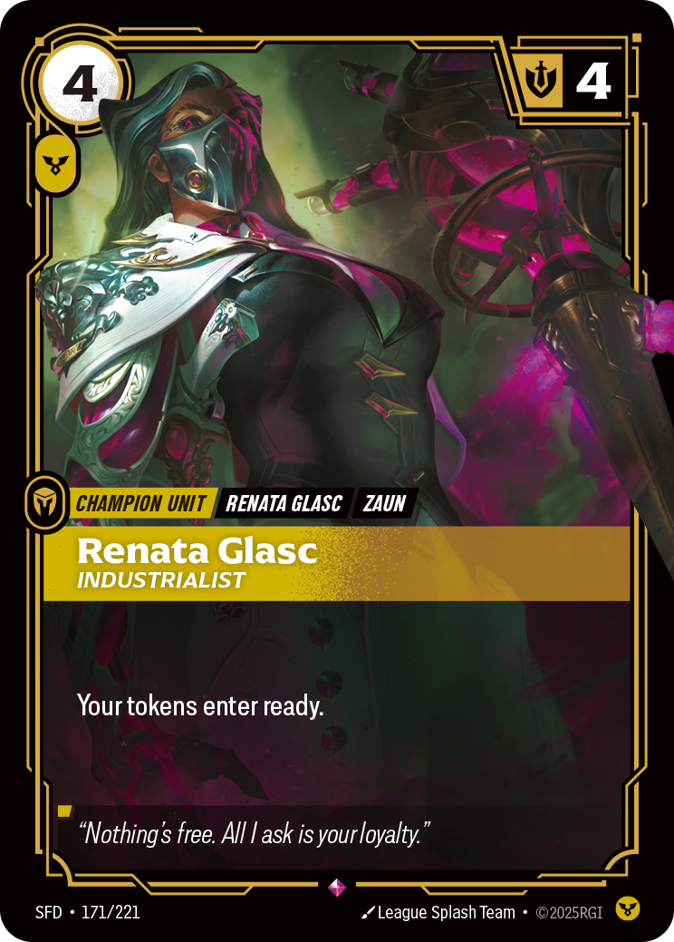 Renata Glasc, Industrialist — Riftbound SFD-171/221