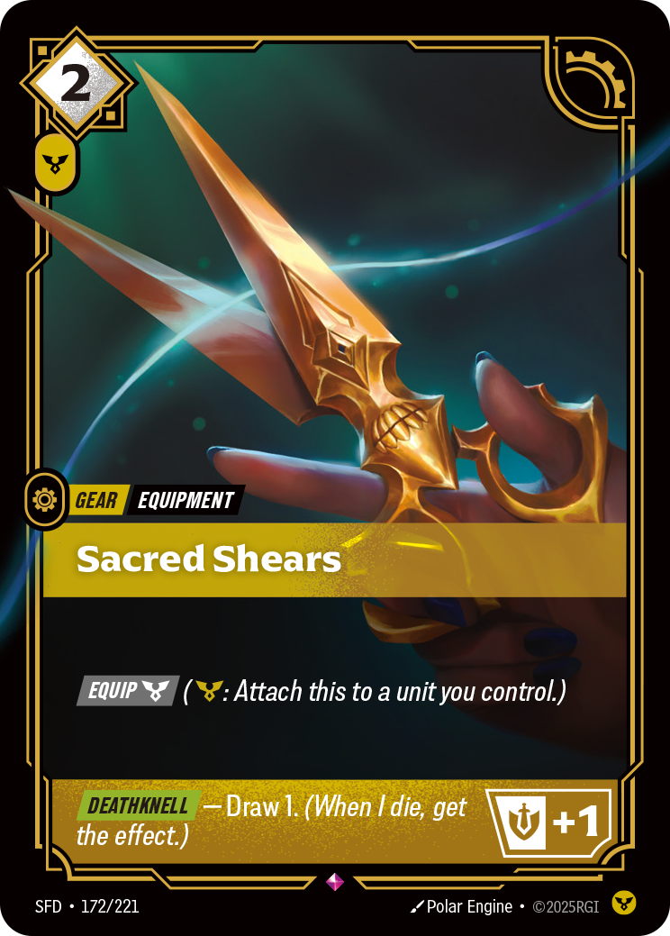 Sacred Shears — Riftbound SFD-172/221