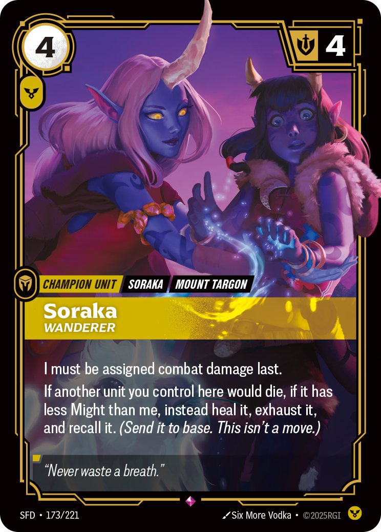 Soraka, Wanderer — Riftbound SFD-173/221