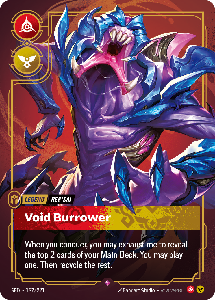 Void Burrower — Riftbound SFD-187/221