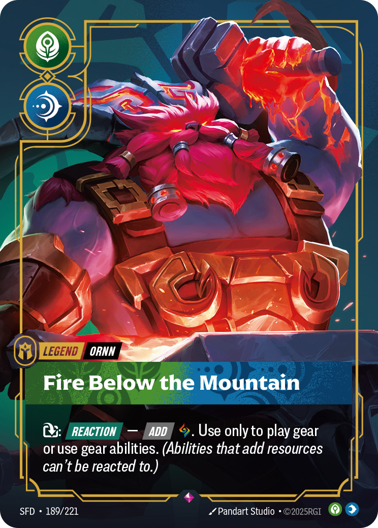 Fire Below the Mountain — Riftbound SFD-189/221