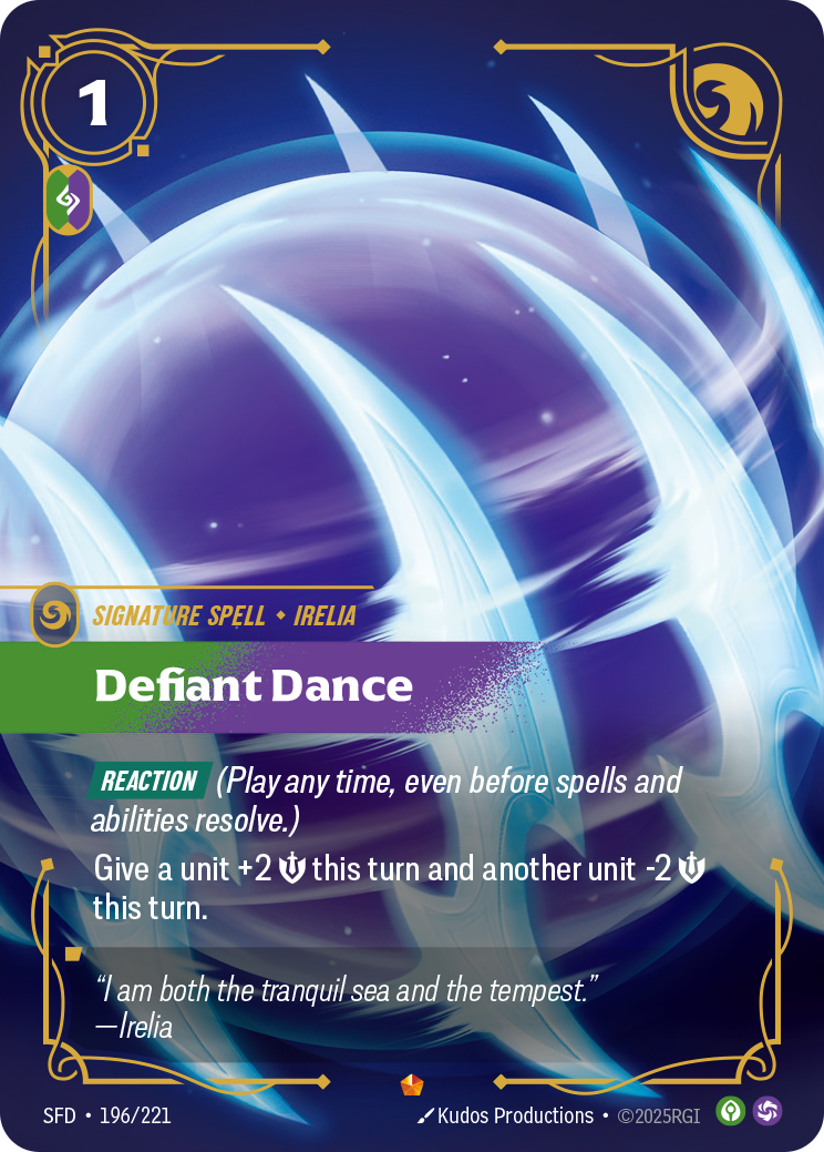 Defiant Dance — Riftbound SFD-196/221