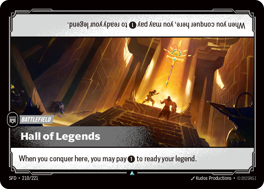 Hall of Legends — Riftbound SFD-210/221