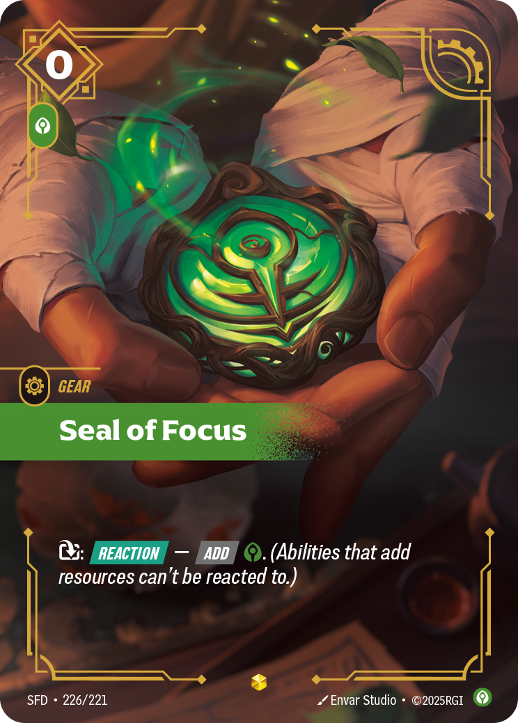Seal of Focus — Riftbound SFD-226/221