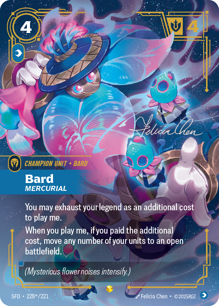 Bard, Mercurial — Riftbound SFD-228*/221