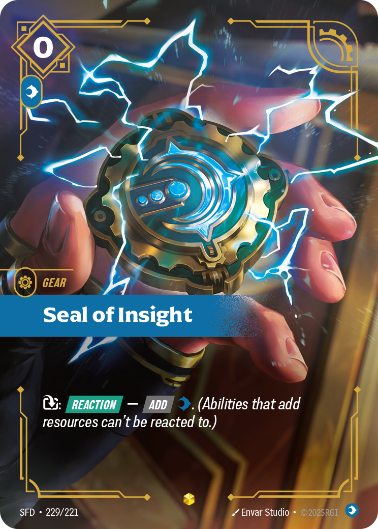 Seal of Insight — Riftbound SFD-229/221