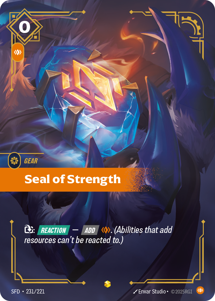 Seal of Strength — Riftbound SFD-231/221