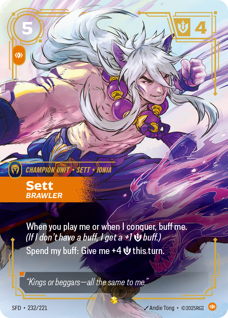 Sett, Brawler — Riftbound SFD-232/221